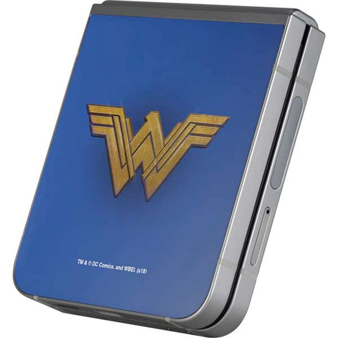 DC Comics Wonder Woman Movie Emblem Galaxy Z Flip6 Skin
